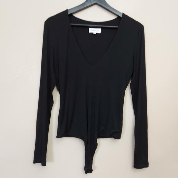 Privacy Please Akron Black bodysuit in black size medium - Picture 2 of 8